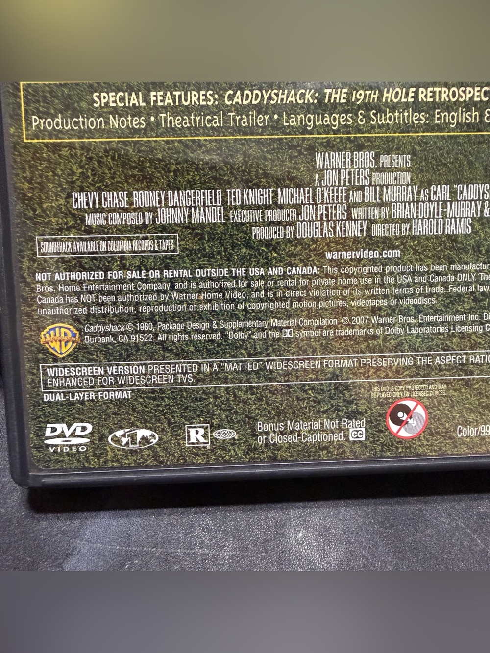 Caddyshack (DVD, 2007) 1980 golf comedy - Picture 3 of 5